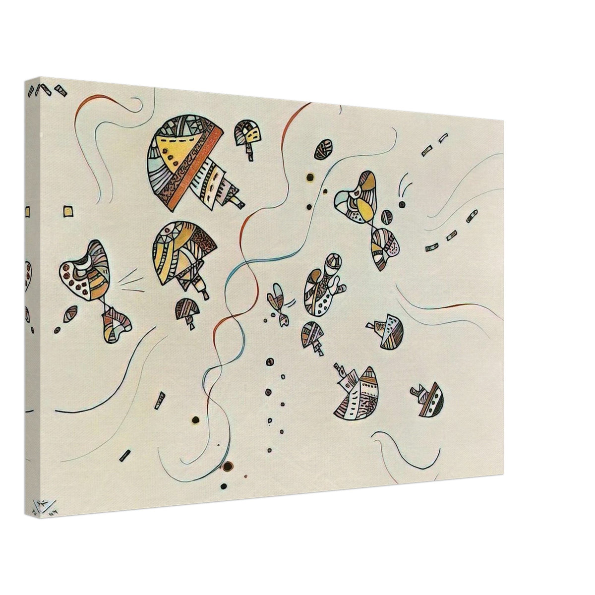 LAST WATERCOLOUR 1944 Canvas | Wassily Kandinsky Canvas | Wassily Kandinsky Shop