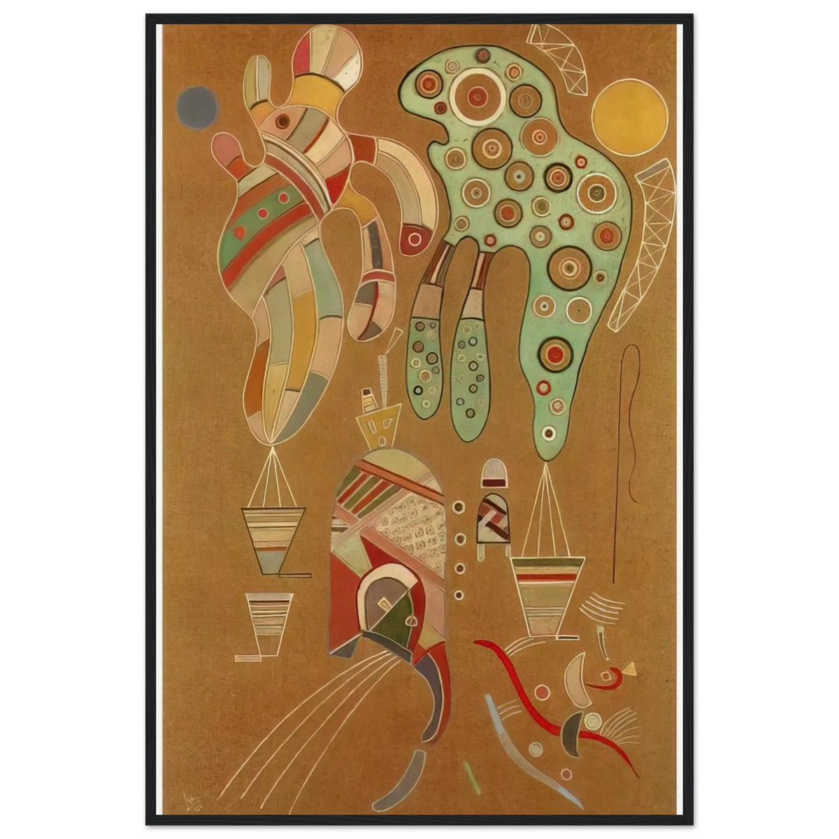 UNTITLED 1941 1 Framed Poster | Wassily Kandinsky Framed Prints Wall Art | Wassily Kandinsky Shop