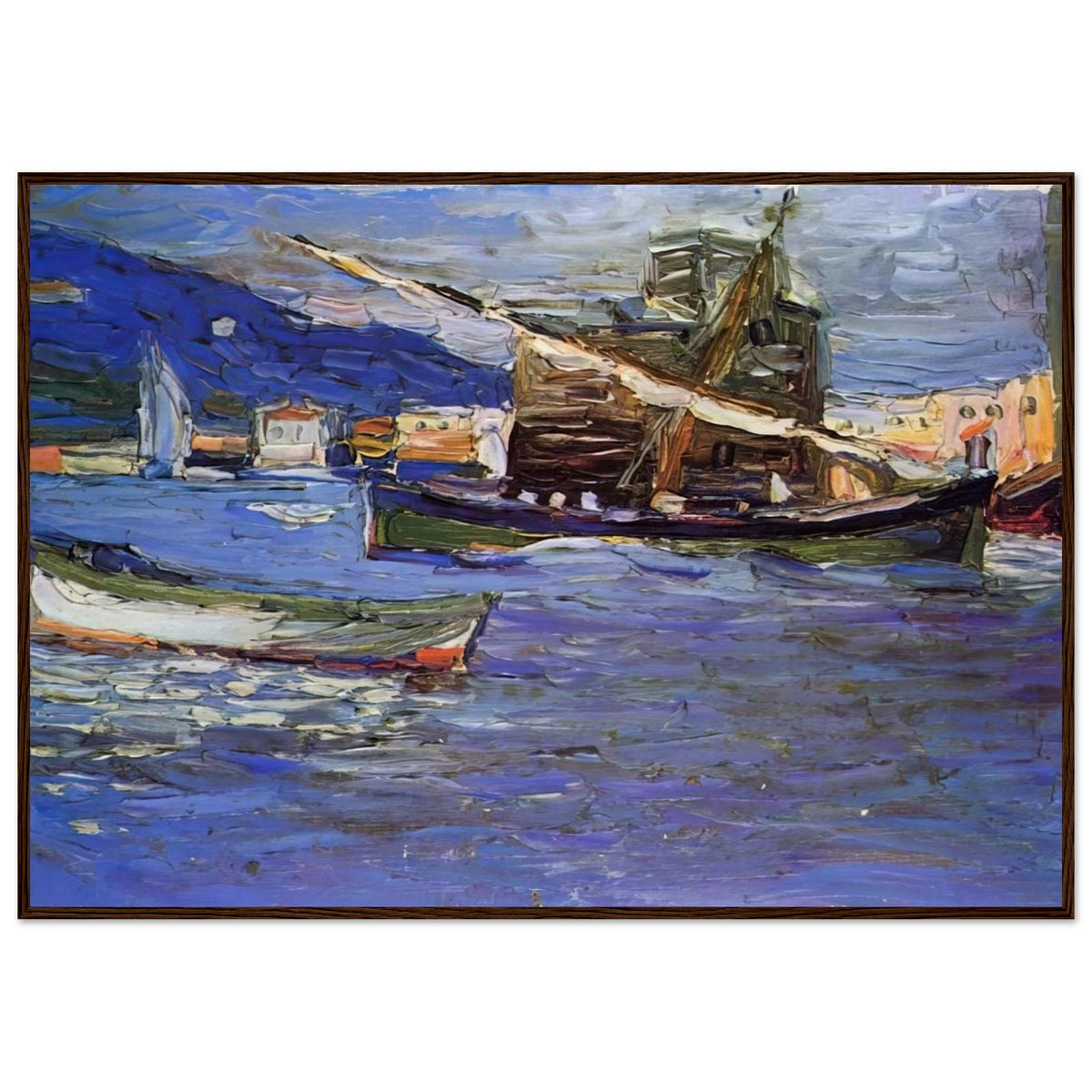 RAPALLO GRAUER DAY 1905 Framed Poster | Wassily Kandinsky Framed Prints Wall Art | Wassily Kandinsky Shop