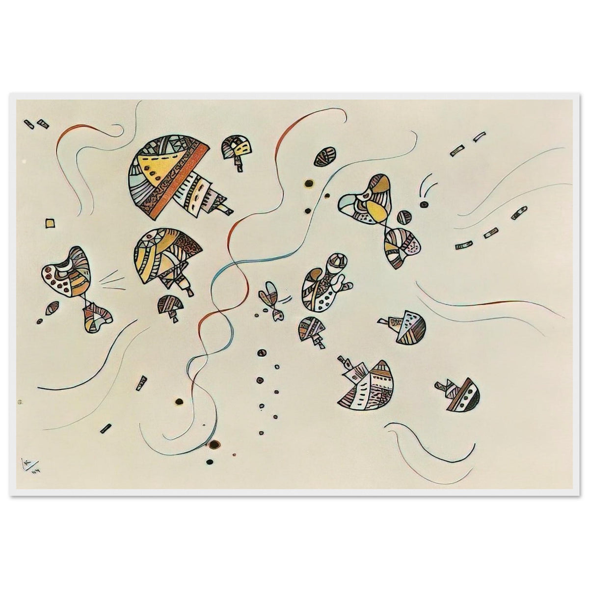 LAST WATERCOLOUR 1944 Framed Poster | Wassily Kandinsky Framed Prints Wall Art | Wassily Kandinsky Shop