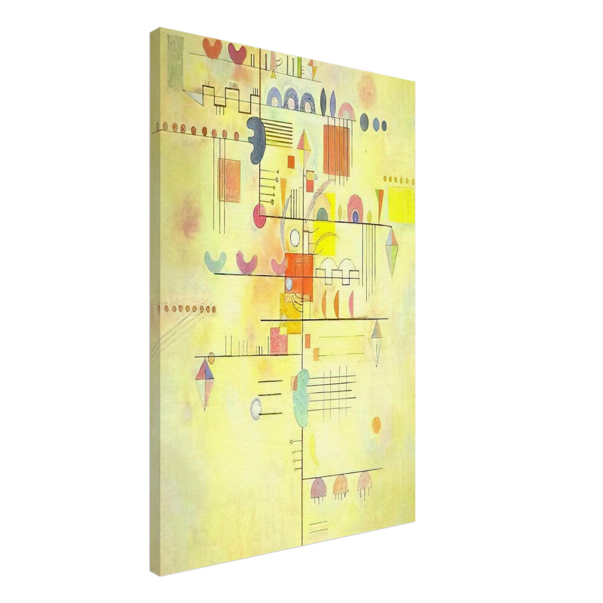 GENTLE ACCENT 1934 Canvas | Wassily Kandinsky Canvas | Wassily Kandinsky Shop