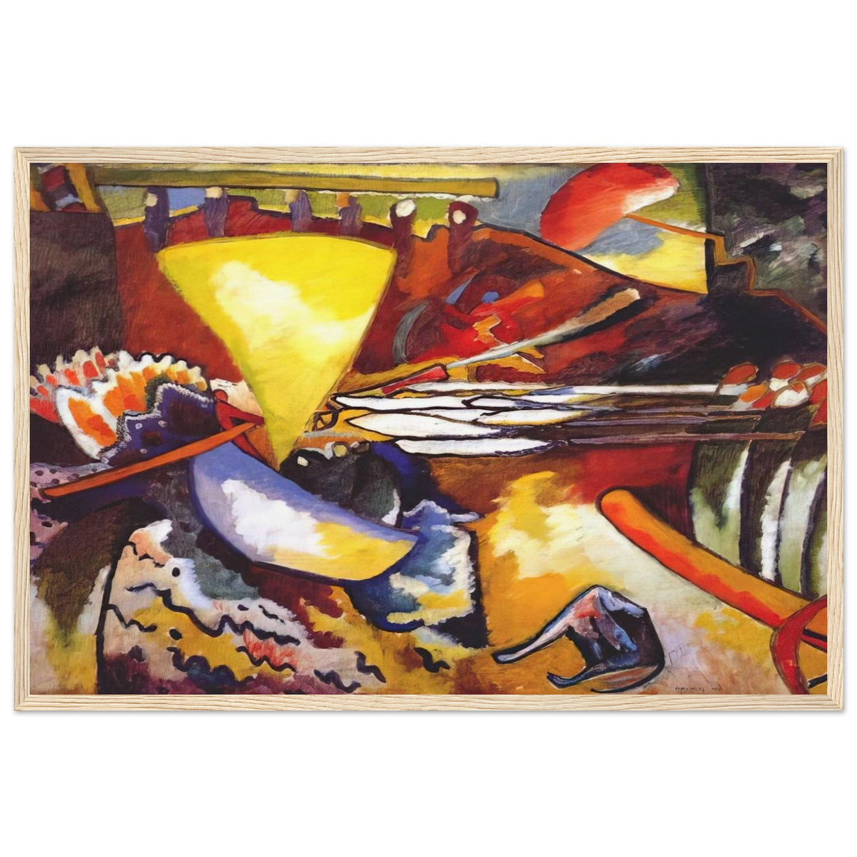 IMPROVISATION 11 1910 Framed Poster | Wassily Kandinsky Framed Prints Wall Art | Wassily Kandinsky Shop