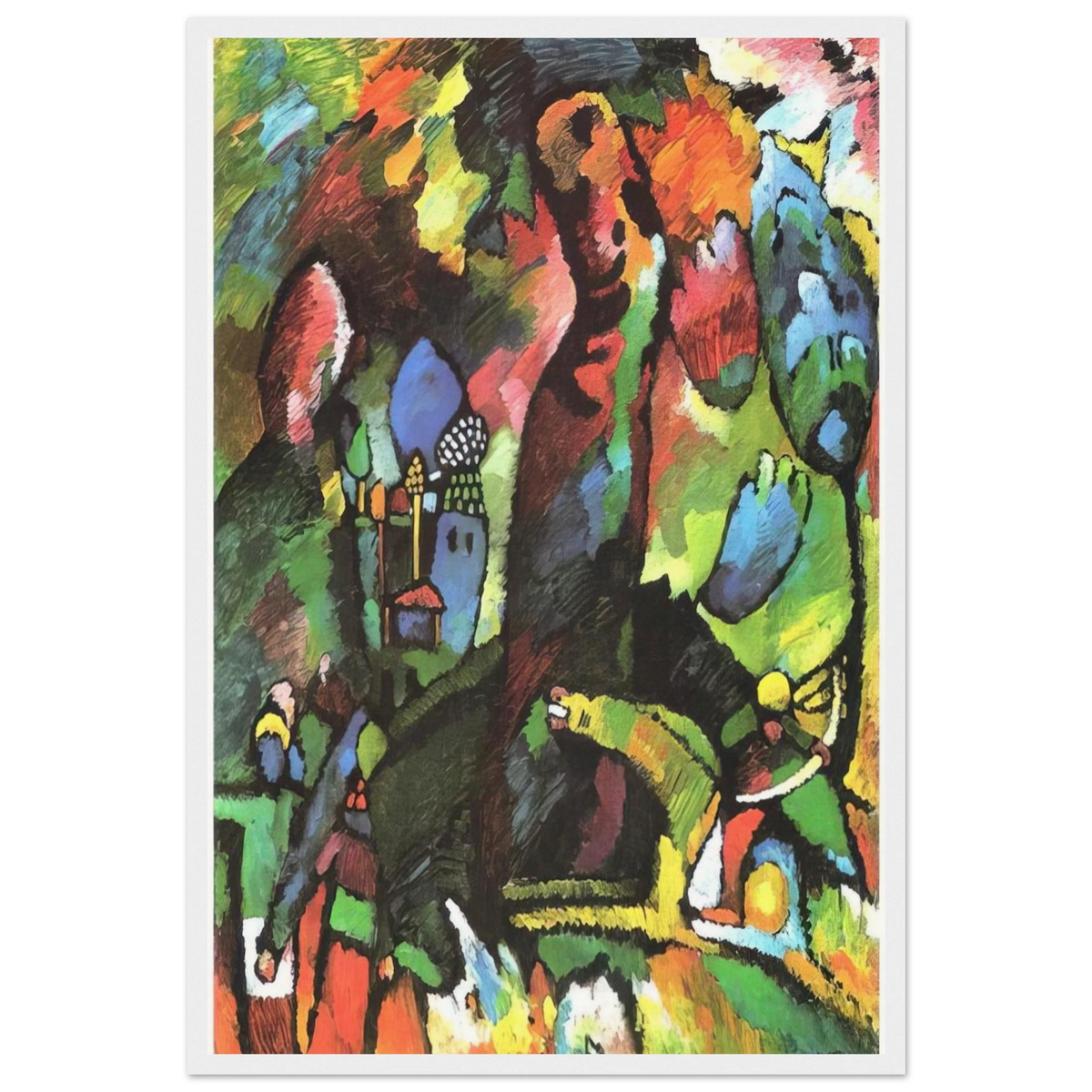 PICTURE WITH ARCHER 1909 Framed Poster | Wassily Kandinsky Framed Prints Wall Art | Wassily Kandinsky Shop