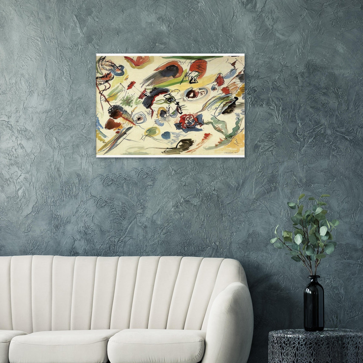 UNTITLED FIRST ABSTRACT WATERCOLOR 1910 Canvas | Wassily Kandinsky Canvas | Wassily Kandinsky Shop