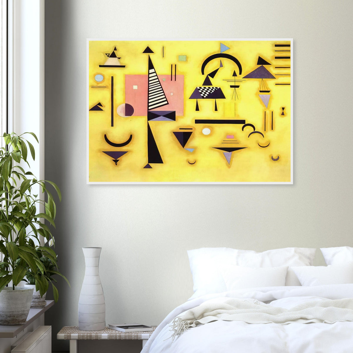 DECISIVE PINK 1932 Framed Poster | Wassily Kandinsky Framed Prints Wall Art | Wassily Kandinsky Shop