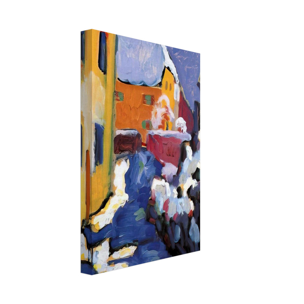 CEMETERY AND VICARAGE IN KOCHEL 1909 Canvas | Wassily Kandinsky Canvas | Wassily Kandinsky Shop