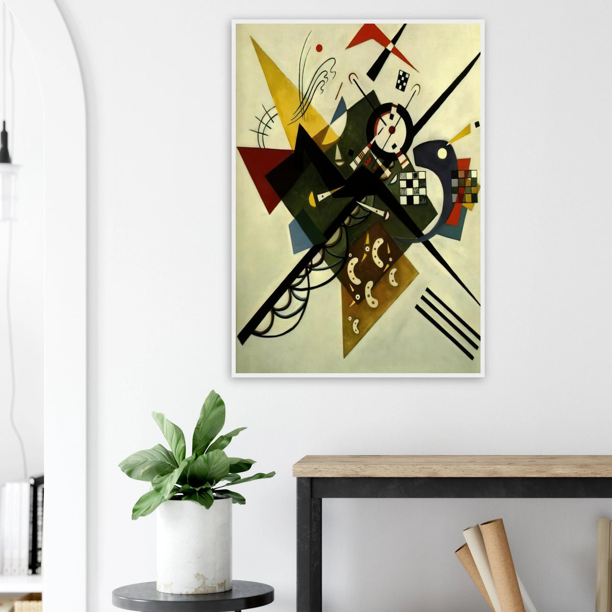 ON WHITE II 1923 Framed Poster | Wassily Kandinsky Framed Prints Wall Art | Wassily Kandinsky Shop
