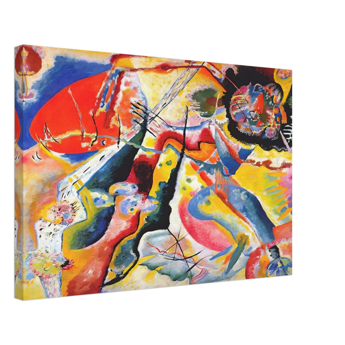 PAINTING WITH RED SPOT 1914 Canvas | Wassily Kandinsky Canvas | Wassily Kandinsky Shop