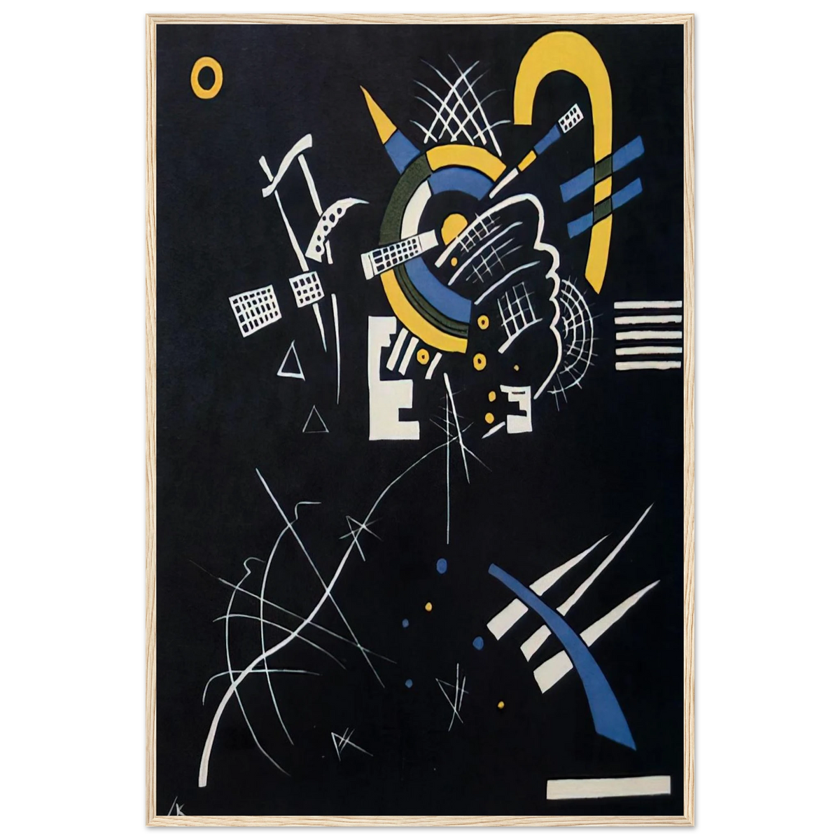 SMALL WORLDS VII 1922 Framed Poster | Wassily Kandinsky Framed Prints Wall Art | Wassily Kandinsky Shop