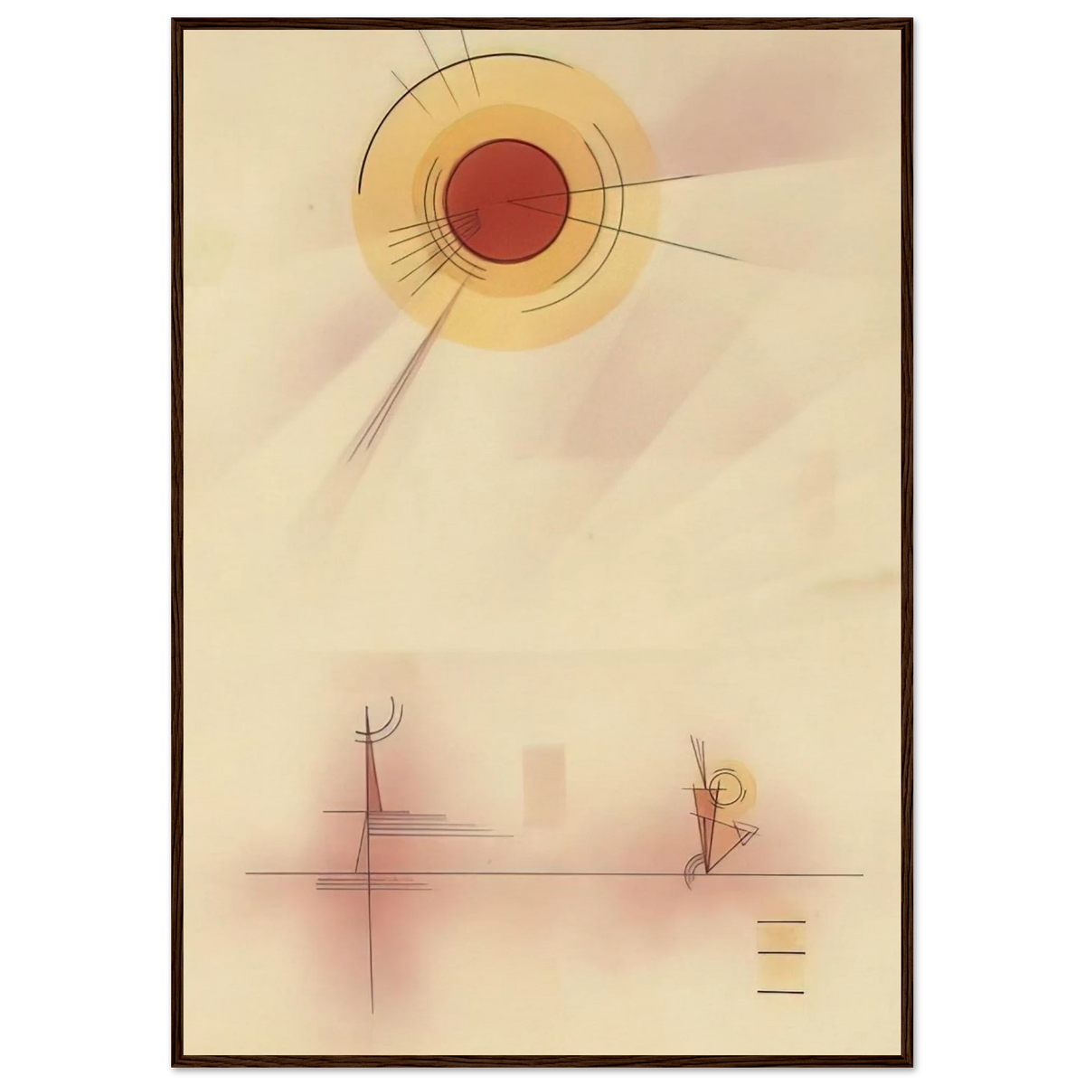 STRAHLEN 1929 Framed Poster | Wassily Kandinsky Framed Prints Wall Art | Wassily Kandinsky Shop