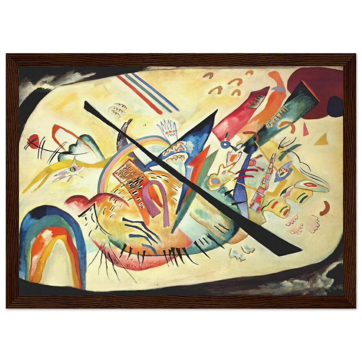 WHITE OVAL 1919 Framed Poster | Wassily Kandinsky Framed Prints Wall Art | Wassily Kandinsky Shop