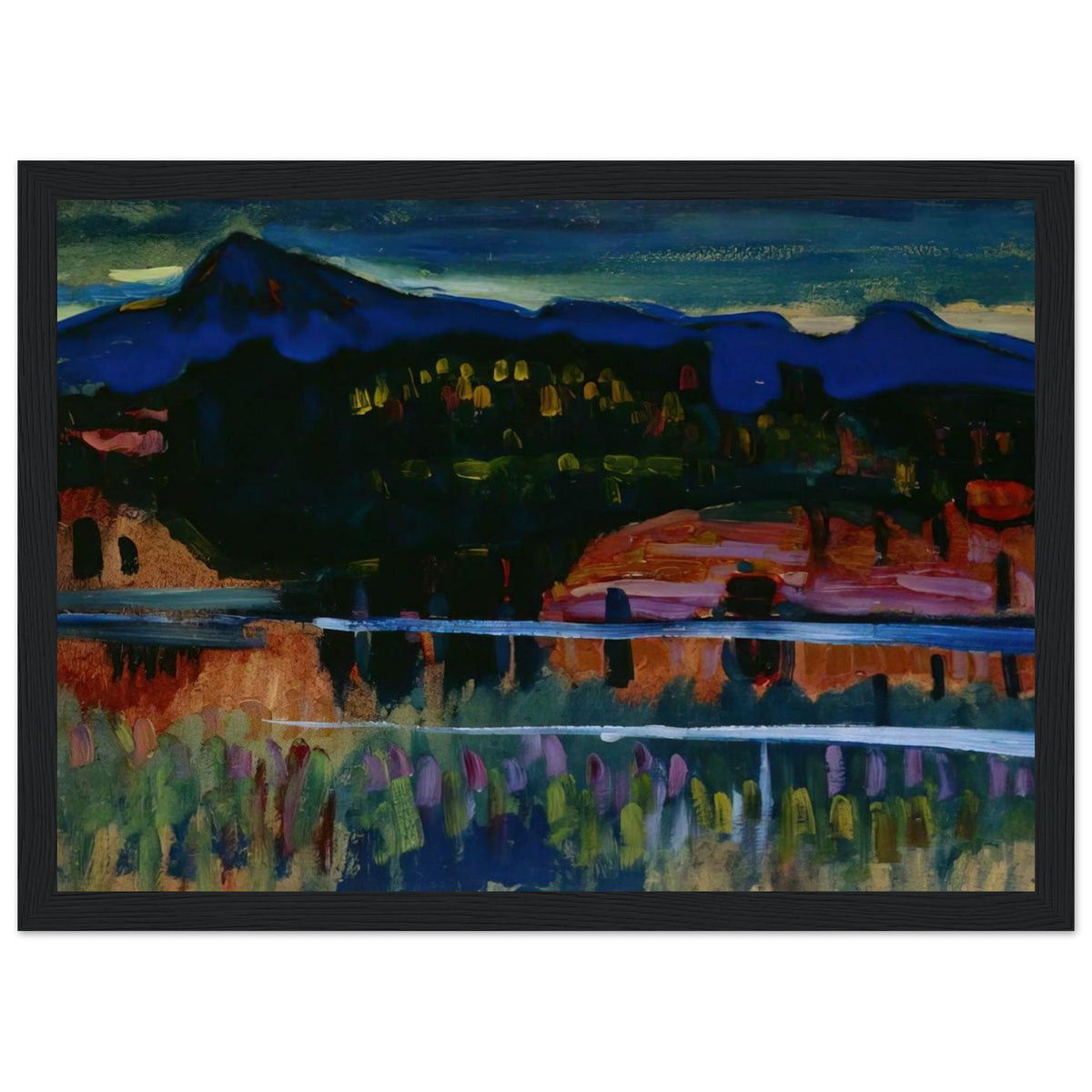 MURNAU AM STAFFELSEE 1908 Framed Poster | Wassily Kandinsky Framed Prints Wall Art | Wassily Kandinsky Shop