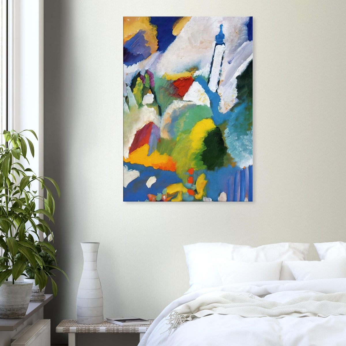 MURNAU WITH A CHURCH 1910 Canvas | Wassily Kandinsky Canvas | Wassily Kandinsky Shop