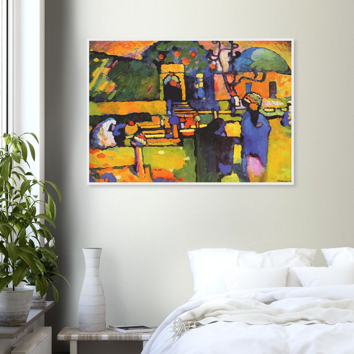 ARABS I CEMETERY 1909 Framed Poster | Wassily Kandinsky Framed Prints Wall Art | Wassily Kandinsky Shop