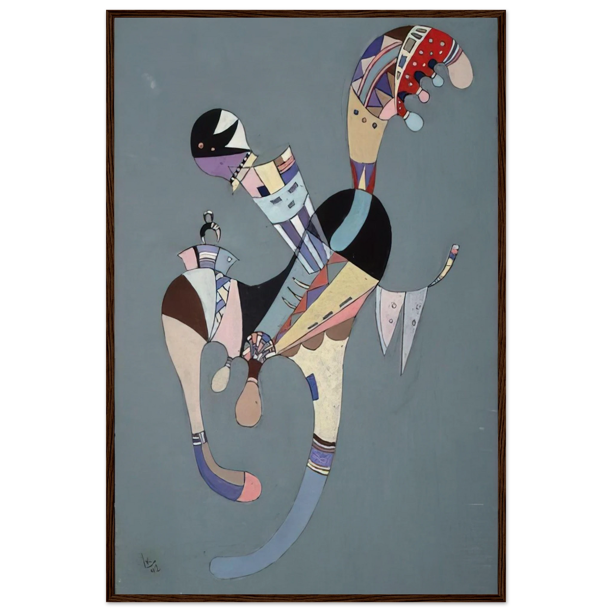 A FLOATING FIGURE 1942 Framed Poster | Wassily Kandinsky Framed Prints Wall Art | Wassily Kandinsky Shop