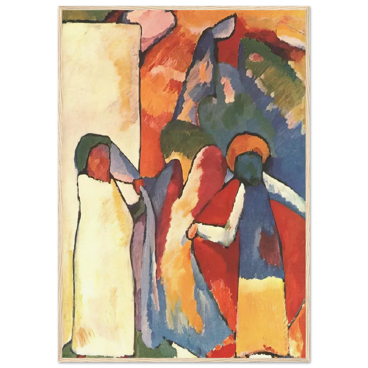 IMPROVISATION 6 AFRICAN 1909 Framed Poster | Wassily Kandinsky Framed Prints Wall Art | Wassily Kandinsky Shop
