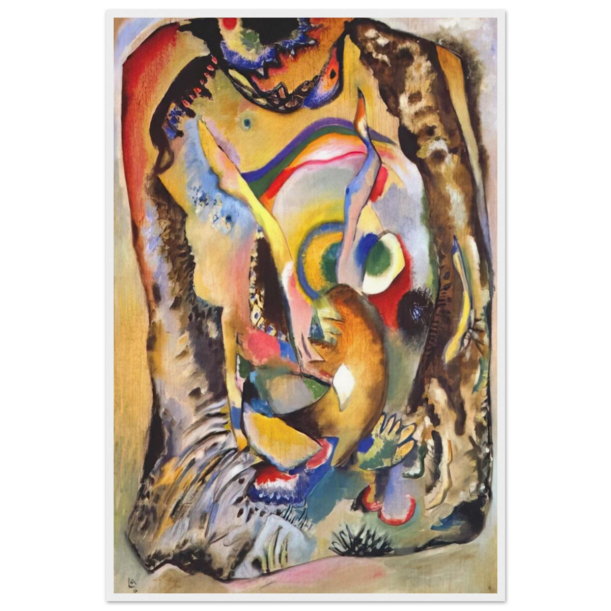 PAINTING ON LIGHT GROUND 1916 Framed Poster | Wassily Kandinsky Framed Prints Wall Art | Wassily Kandinsky Shop