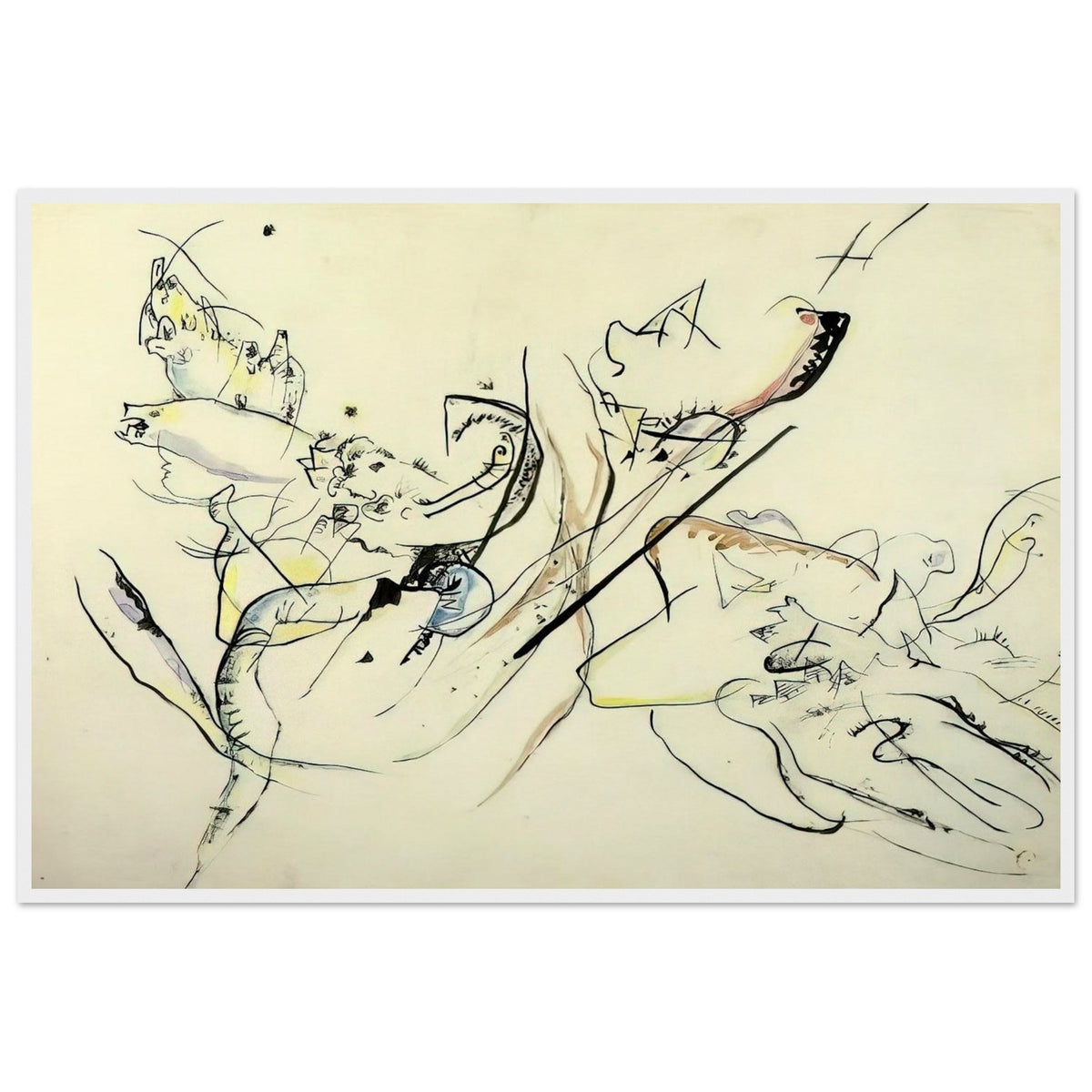 UNTITLED Framed Poster | Wassily Kandinsky Framed Prints Wall Art | Wassily Kandinsky Shop