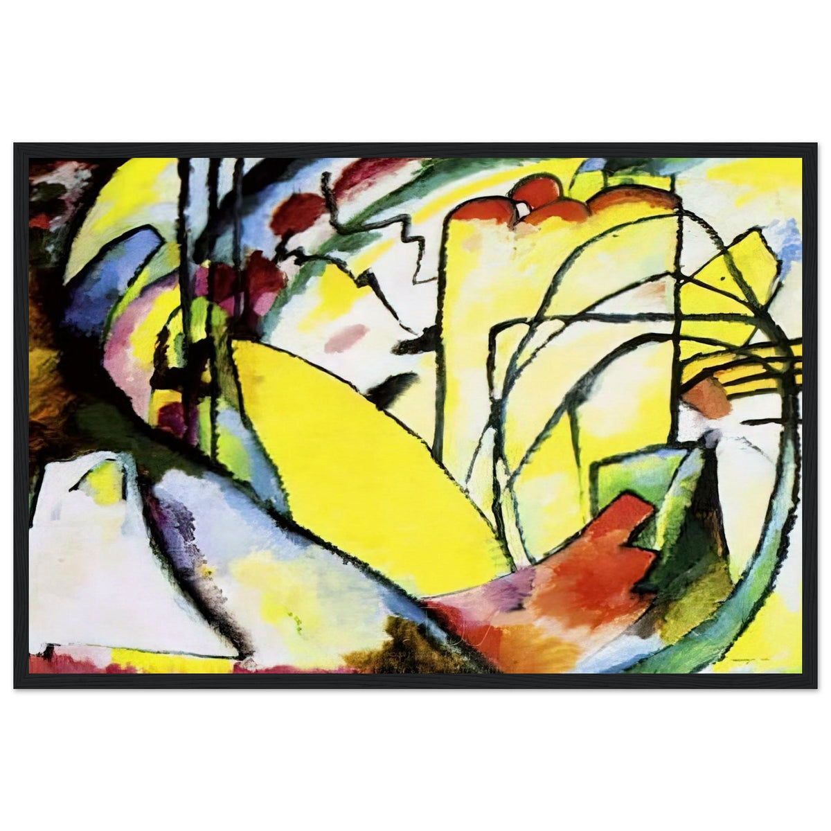 IMPROVISATION 10 1910 Framed Poster | Wassily Kandinsky Framed Prints Wall Art | Wassily Kandinsky Shop