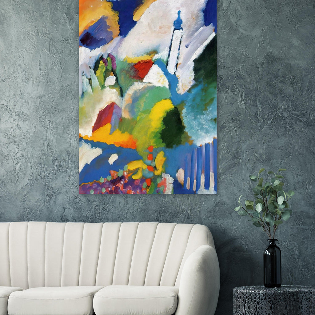 MURNAU WITH A CHURCH 1910 Poster | Wassily Kandinsky Poster | Wassily Kandinsky Shop