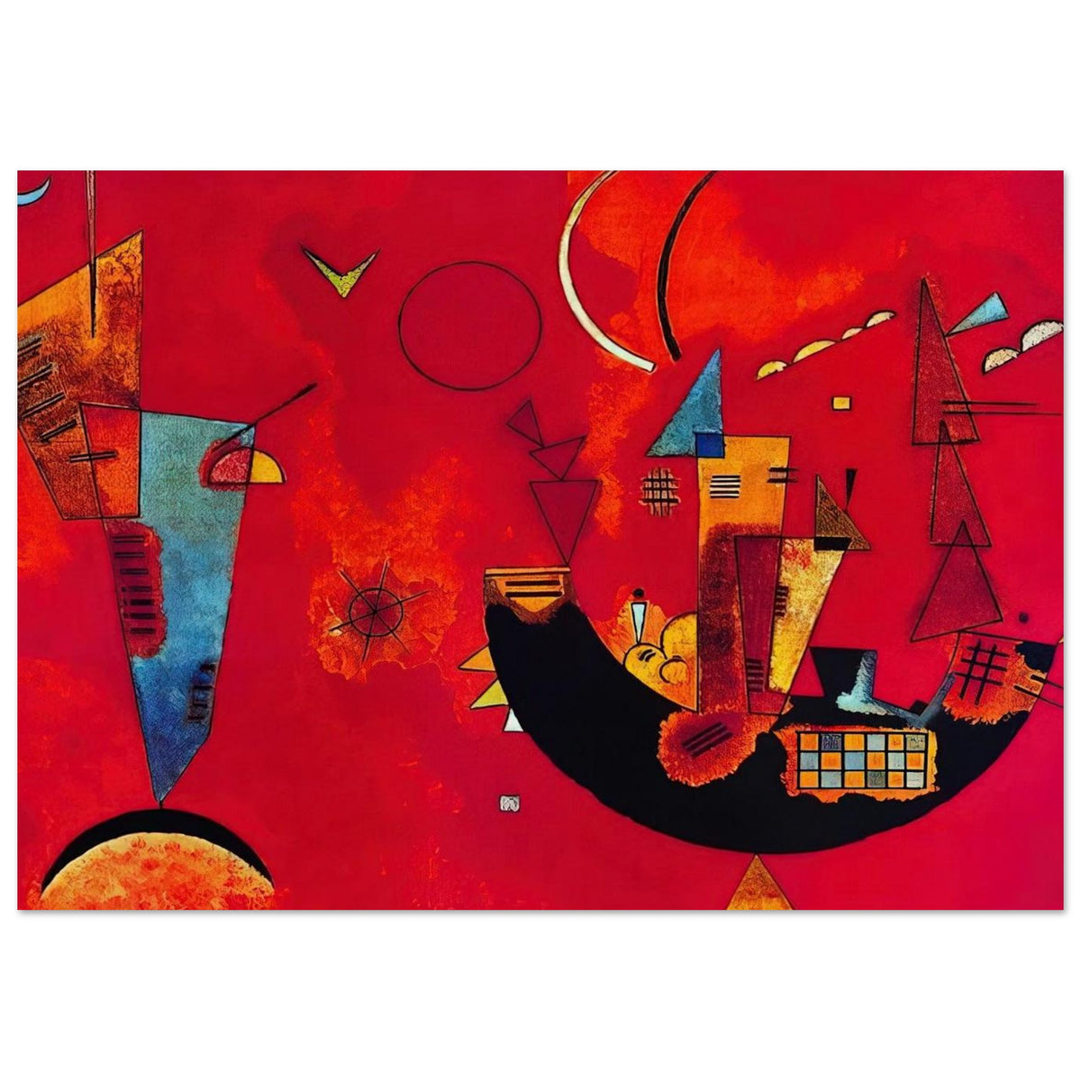 MIT UND GEGEN 1929 Poster | Wassily Kandinsky Poster | Wassily Kandinsky Shop