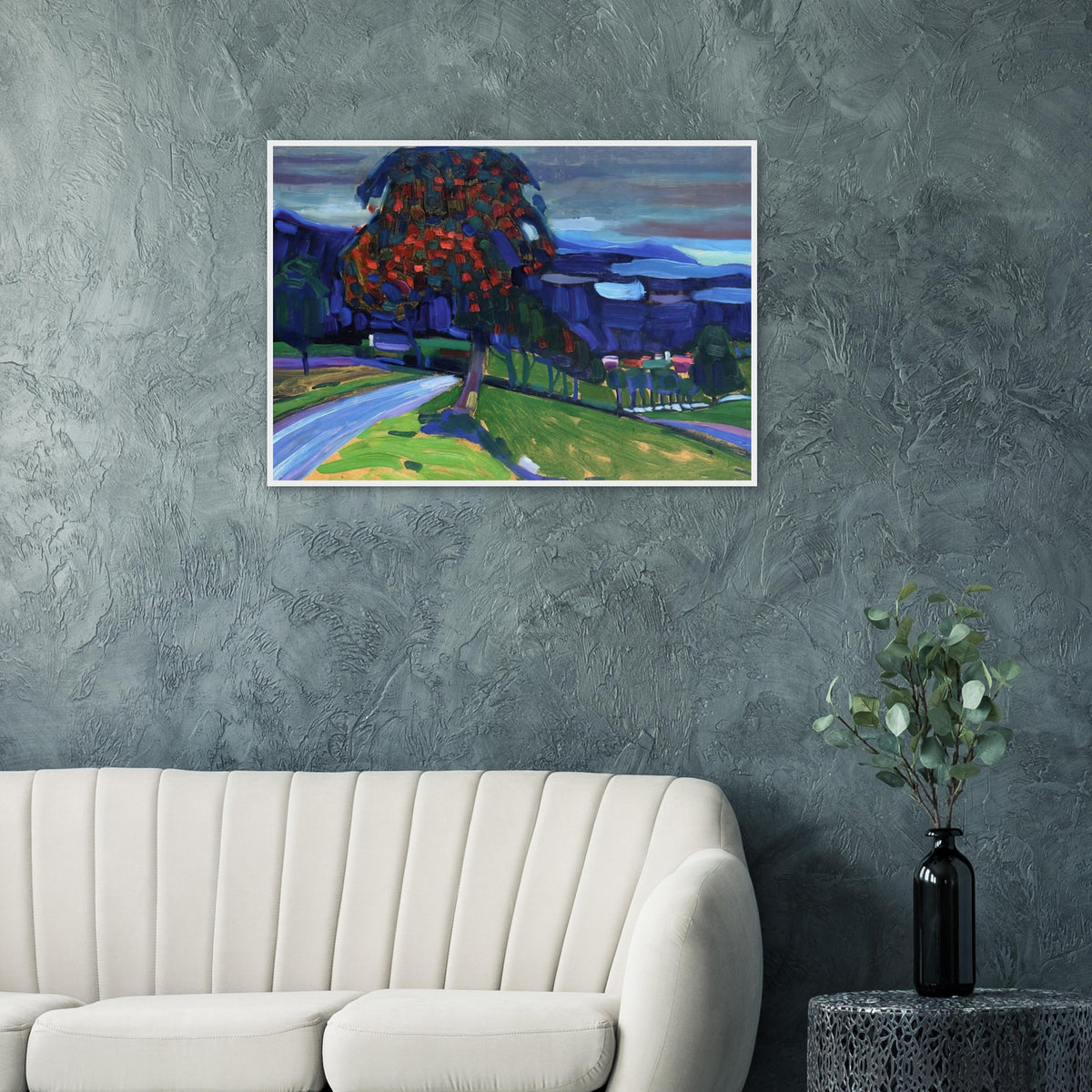 AUTUMN IN MURNAU 1908 Framed Poster | Wassily Kandinsky Framed Prints Wall Art | Wassily Kandinsky Shop