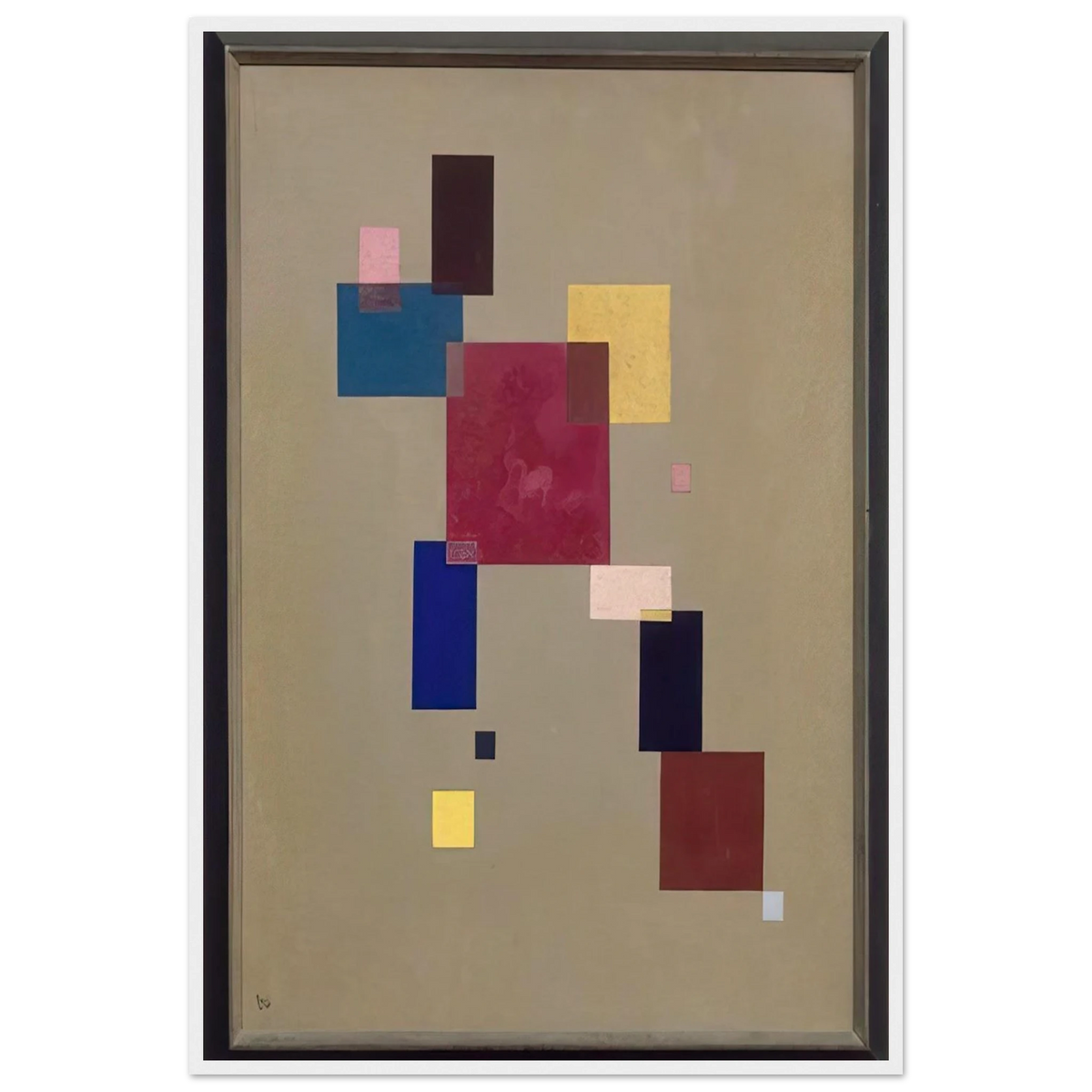 THREE RECTANGLES 1930 Framed Poster | Wassily Kandinsky Framed Prints Wall Art | Wassily Kandinsky Shop