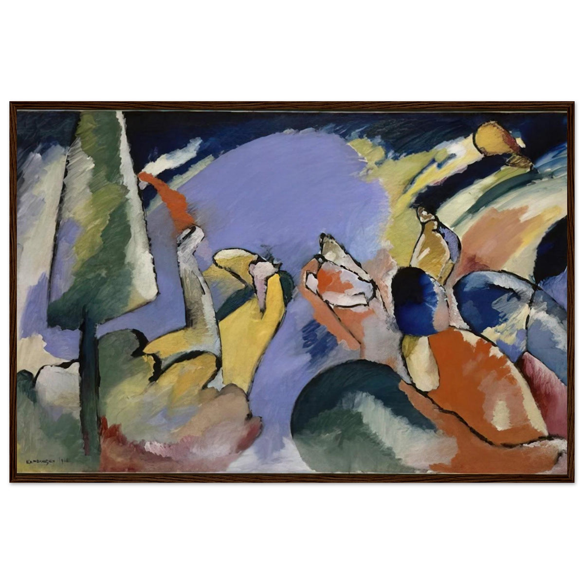 IMPROVISATION XIV 1910 Framed Poster | Wassily Kandinsky Framed Prints Wall Art | Wassily Kandinsky Shop