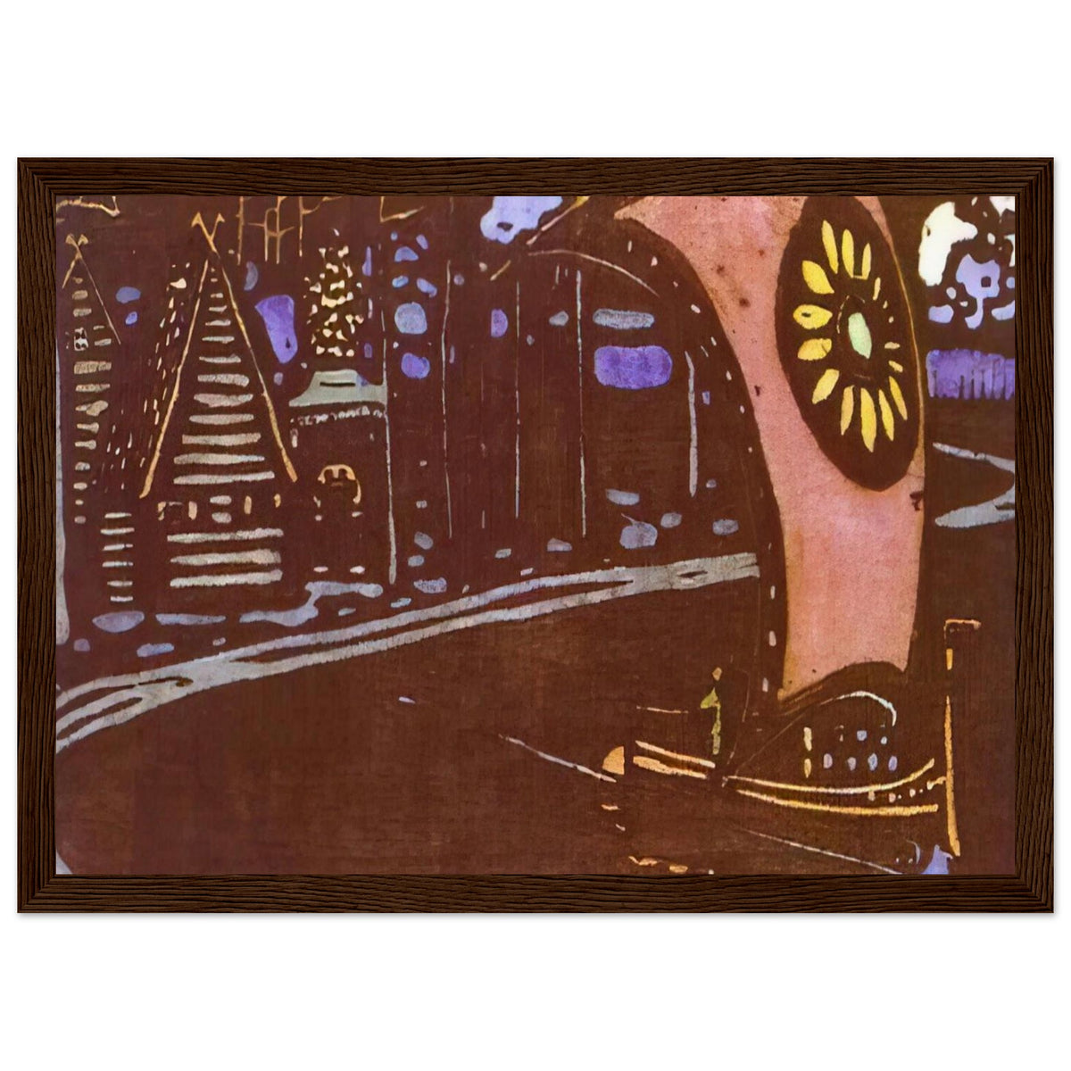 THE GOLDEN SAIL 1903 Framed Poster | Wassily Kandinsky Framed Prints Wall Art | Wassily Kandinsky Shop