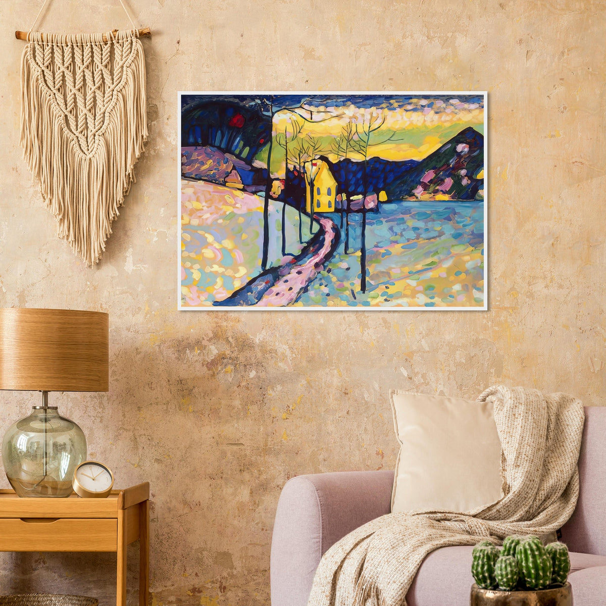 WINTER LANDSCAPE 1909 Framed Poster | Wassily Kandinsky Framed Prints Wall Art | Wassily Kandinsky Shop
