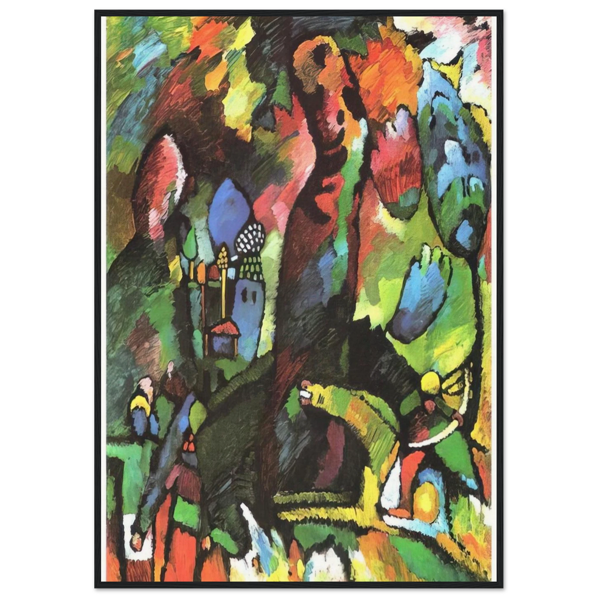 PICTURE WITH ARCHER 1909 Framed Poster | Wassily Kandinsky Framed Prints Wall Art | Wassily Kandinsky Shop