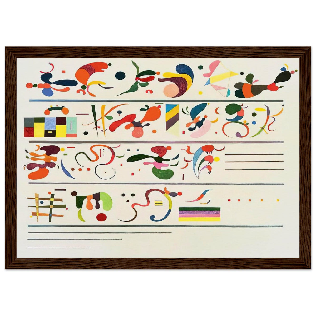 SUCCESSION 1935 Framed Poster | Wassily Kandinsky Framed Prints Wall Art | Wassily Kandinsky Shop