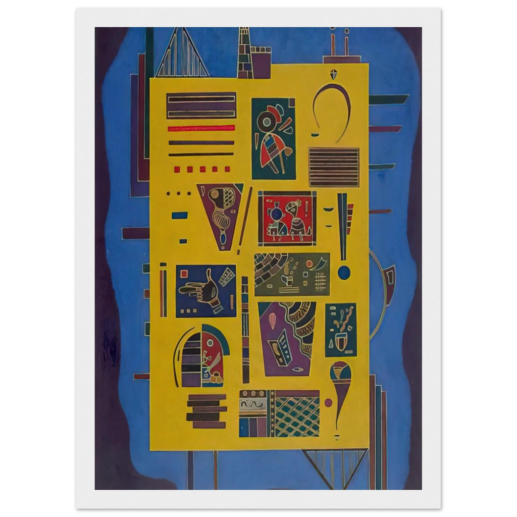 CONGLOMERAT 1943 Framed Poster | Wassily Kandinsky Framed Prints Wall Art | Wassily Kandinsky Shop