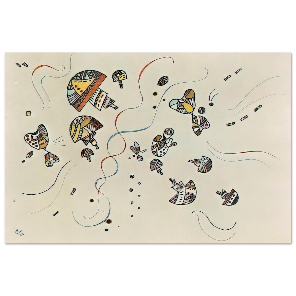 LAST WATERCOLOUR 1944 Poster | Wassily Kandinsky Poster | Wassily Kandinsky Shop
