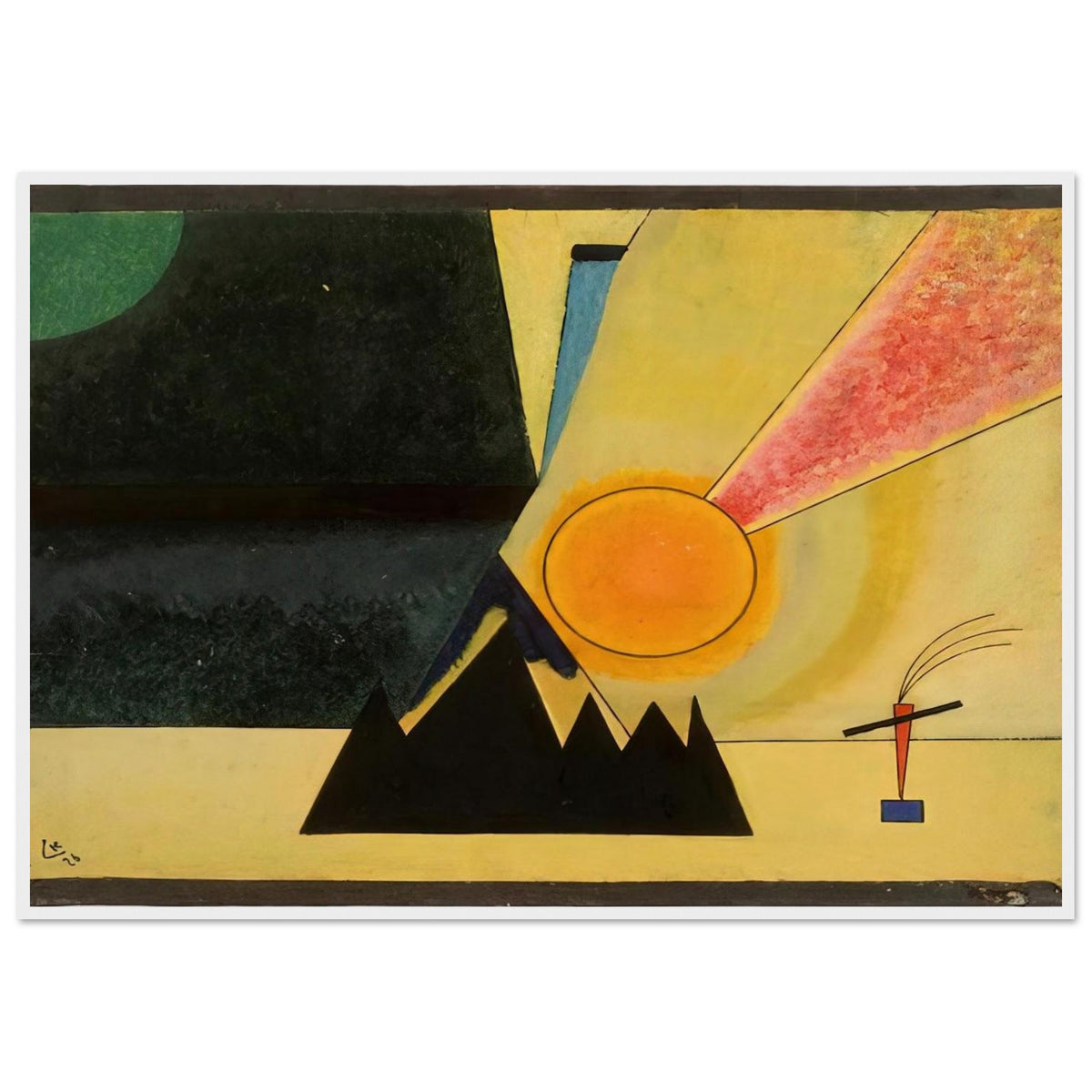 DEVELOPMENT 1926 Framed Poster | Wassily Kandinsky Framed Prints Wall Art | Wassily Kandinsky Shop