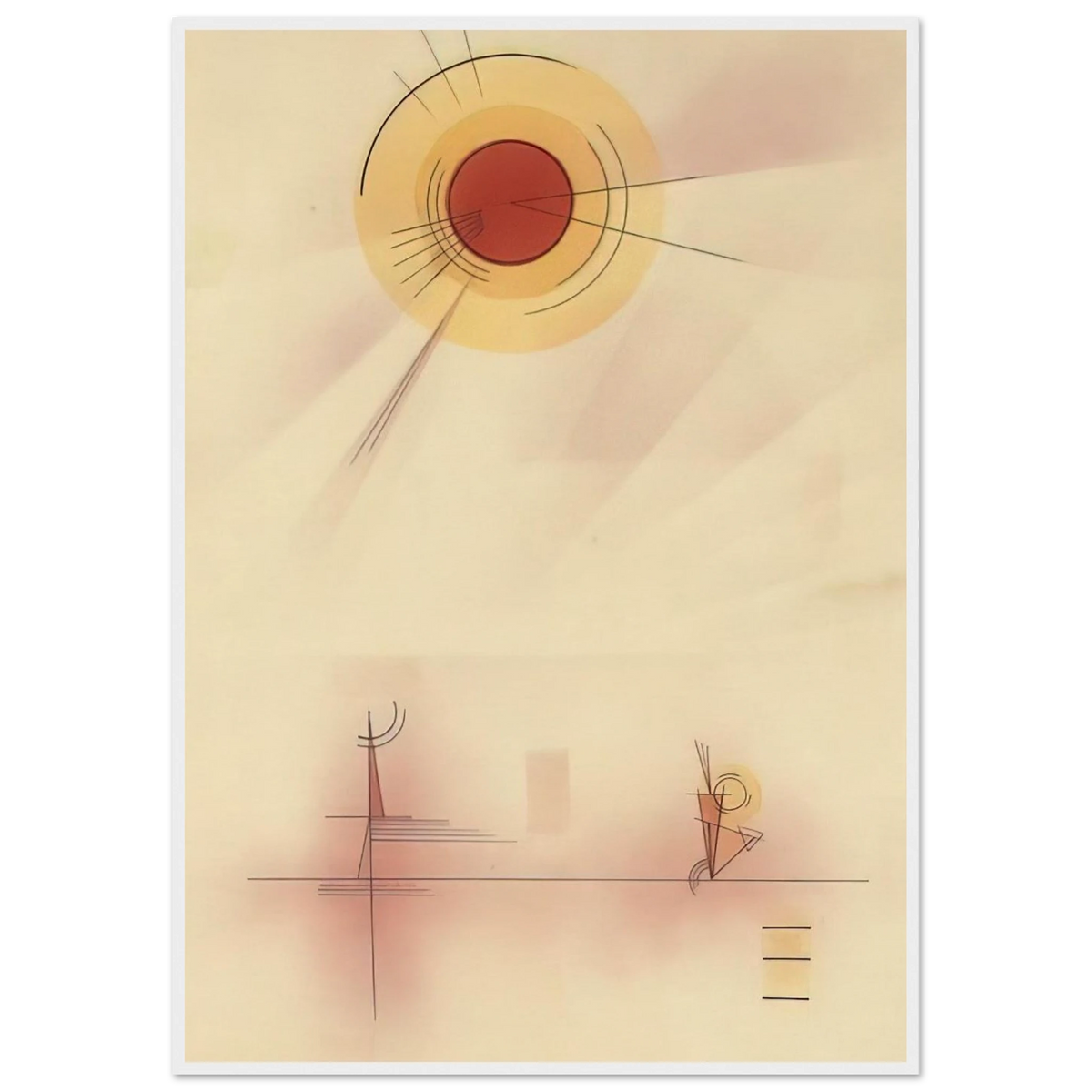 STRAHLEN 1929 Framed Poster | Wassily Kandinsky Framed Prints Wall Art | Wassily Kandinsky Shop