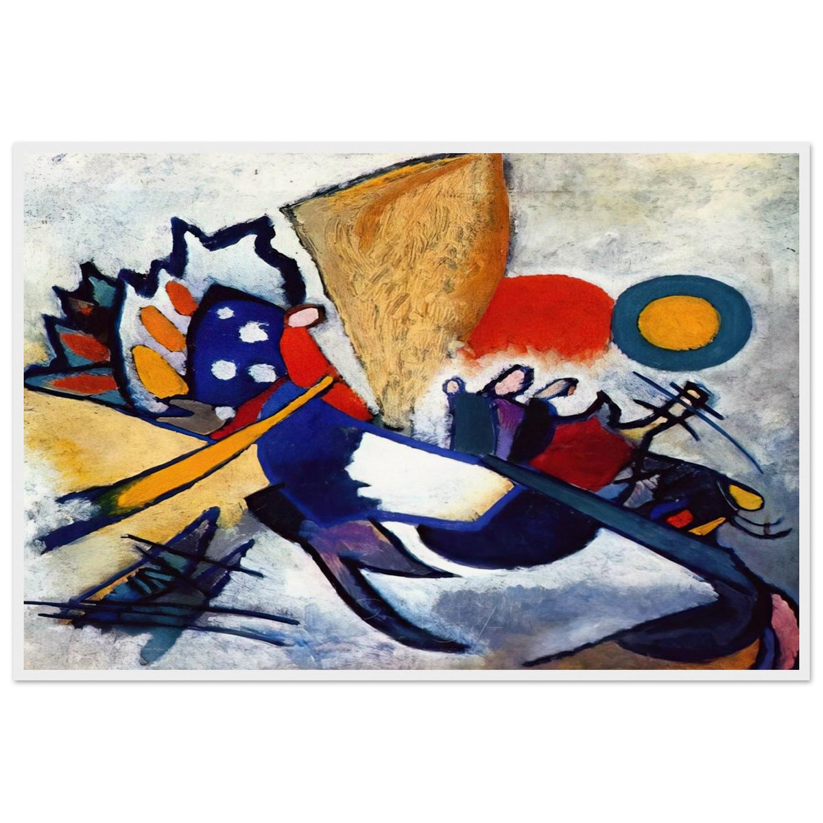 IMPROVISATION 209 1917 Framed Poster | Wassily Kandinsky Framed Prints Wall Art | Wassily Kandinsky Shop
