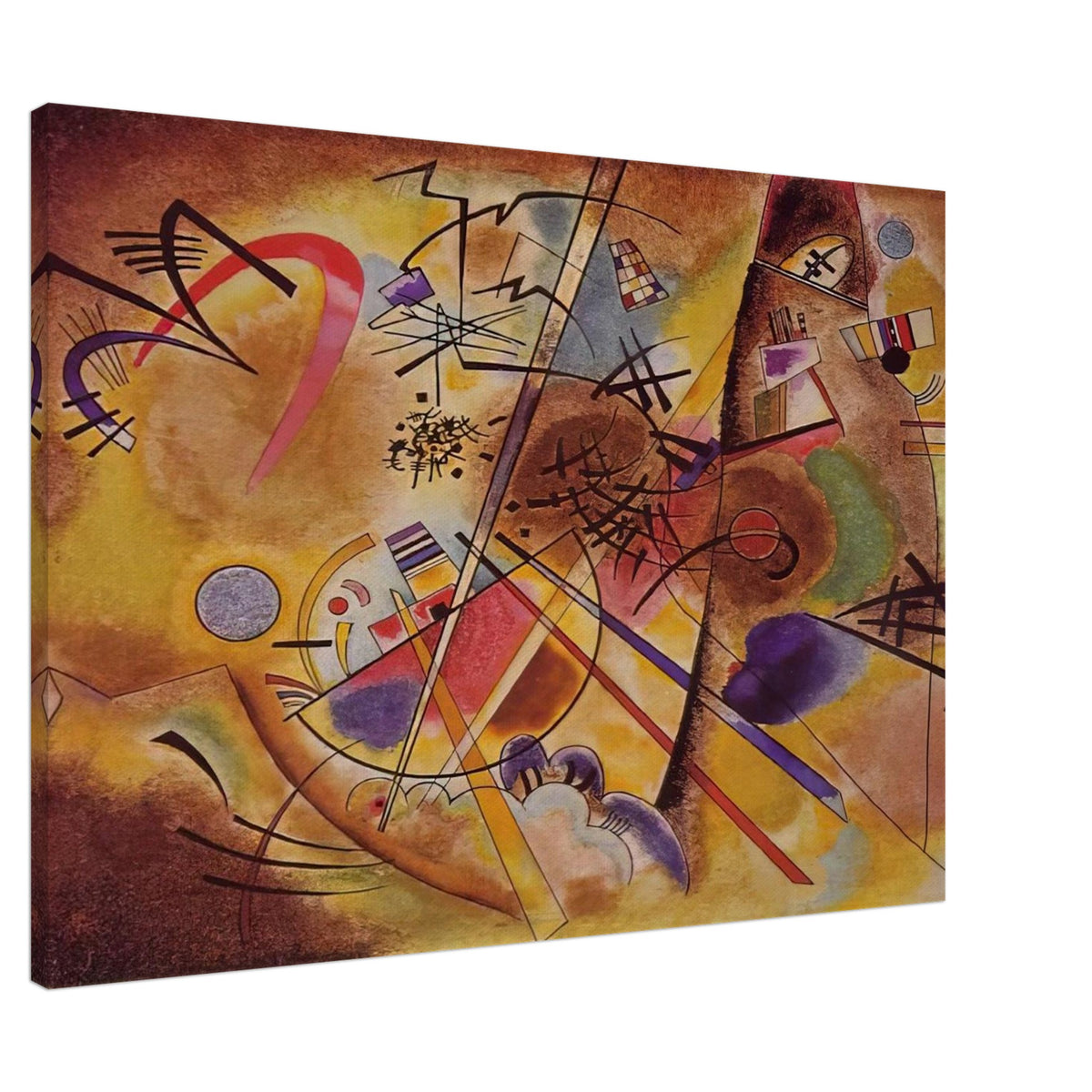SMALL DREAM IN RED 1925 Canvas | Wassily Kandinsky Canvas | Wassily Kandinsky Shop