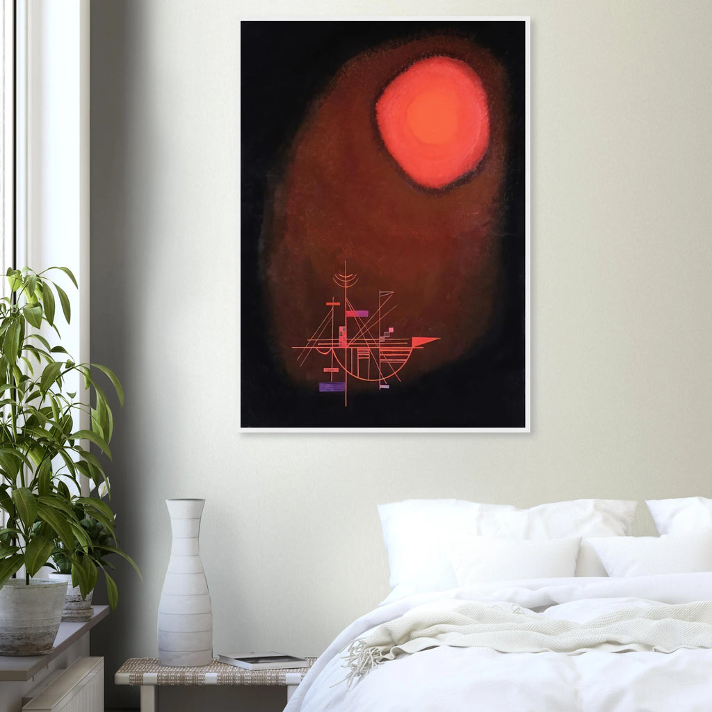 RED SUN AND SHIP Framed Poster | Wassily Kandinsky Framed Prints Wall Art | Wassily Kandinsky Shop