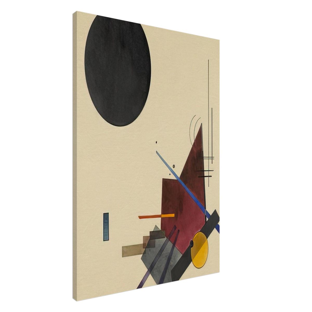 BLACK RELATIONSHIP 1924 Canvas | Wassily Kandinsky Canvas | Wassily Kandinsky Shop
