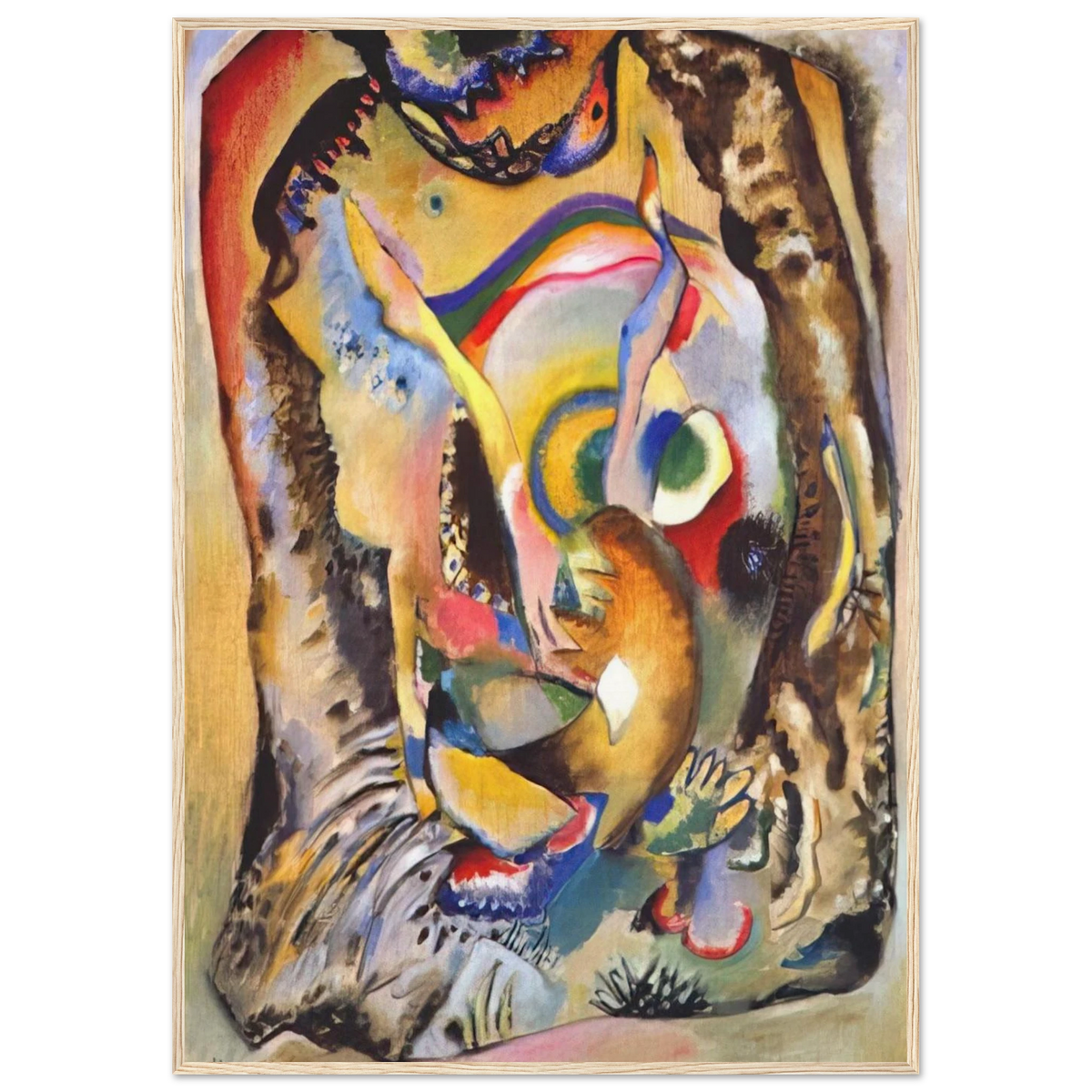 PAINTING ON LIGHT GROUND 1916 Framed Poster | Wassily Kandinsky Framed Prints Wall Art | Wassily Kandinsky Shop