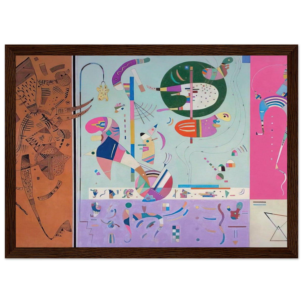 VARIOUS PARTS 1940 Framed Poster | Wassily Kandinsky Framed Prints Wall Art | Wassily Kandinsky Shop
