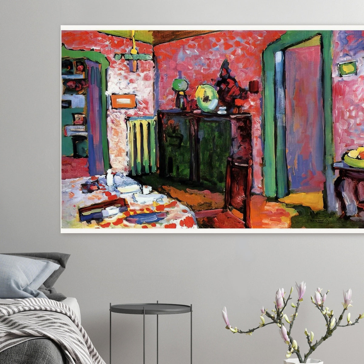 INTERIOR MY DINING ROOM 1909 Poster | Wassily Kandinsky Poster | Wassily Kandinsky Shop