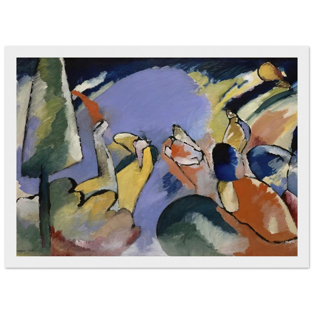 IMPROVISATION XIV 1910 Framed Poster | Wassily Kandinsky Framed Prints Wall Art | Wassily Kandinsky Shop