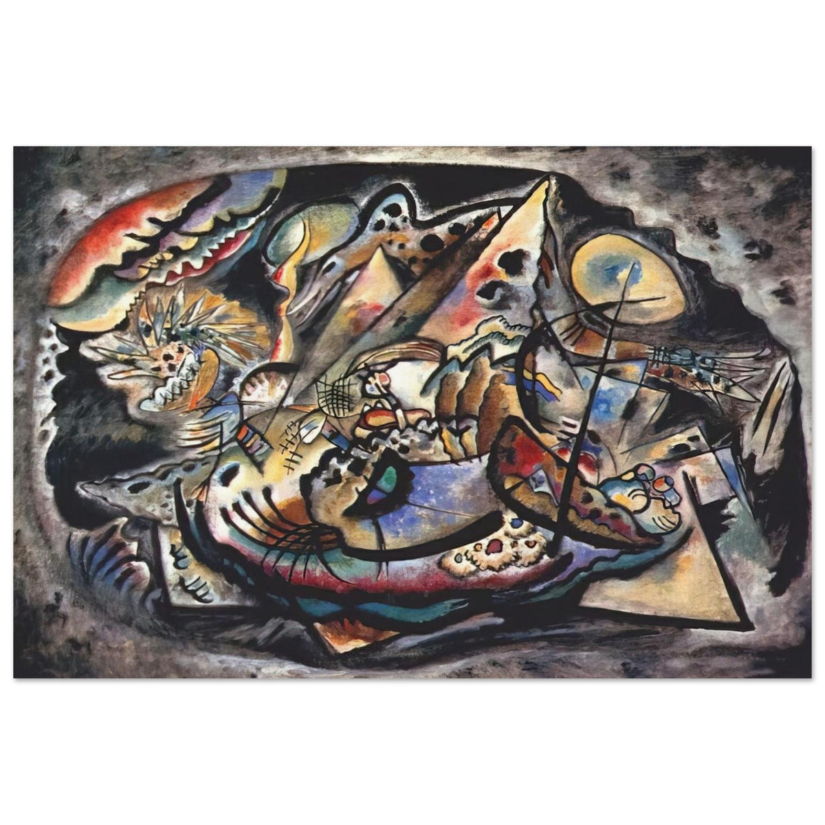 GREY OVAL 1917 Poster | Wassily Kandinsky Poster | Wassily Kandinsky Shop
