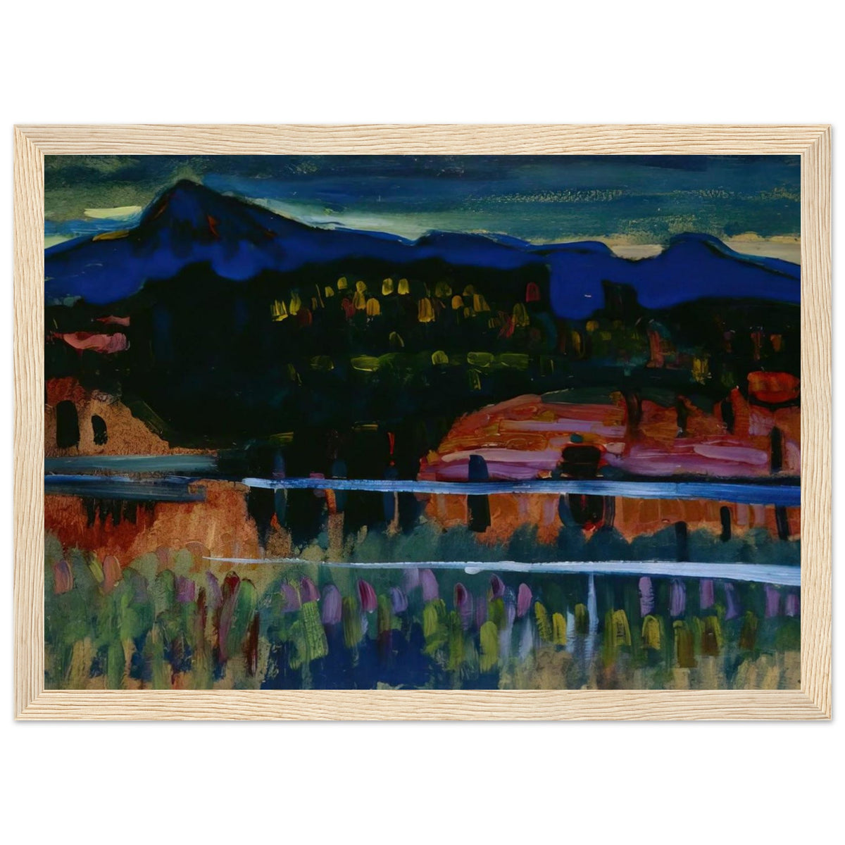 MURNAU AM STAFFELSEE 1908 Framed Poster | Wassily Kandinsky Framed Prints Wall Art | Wassily Kandinsky Shop
