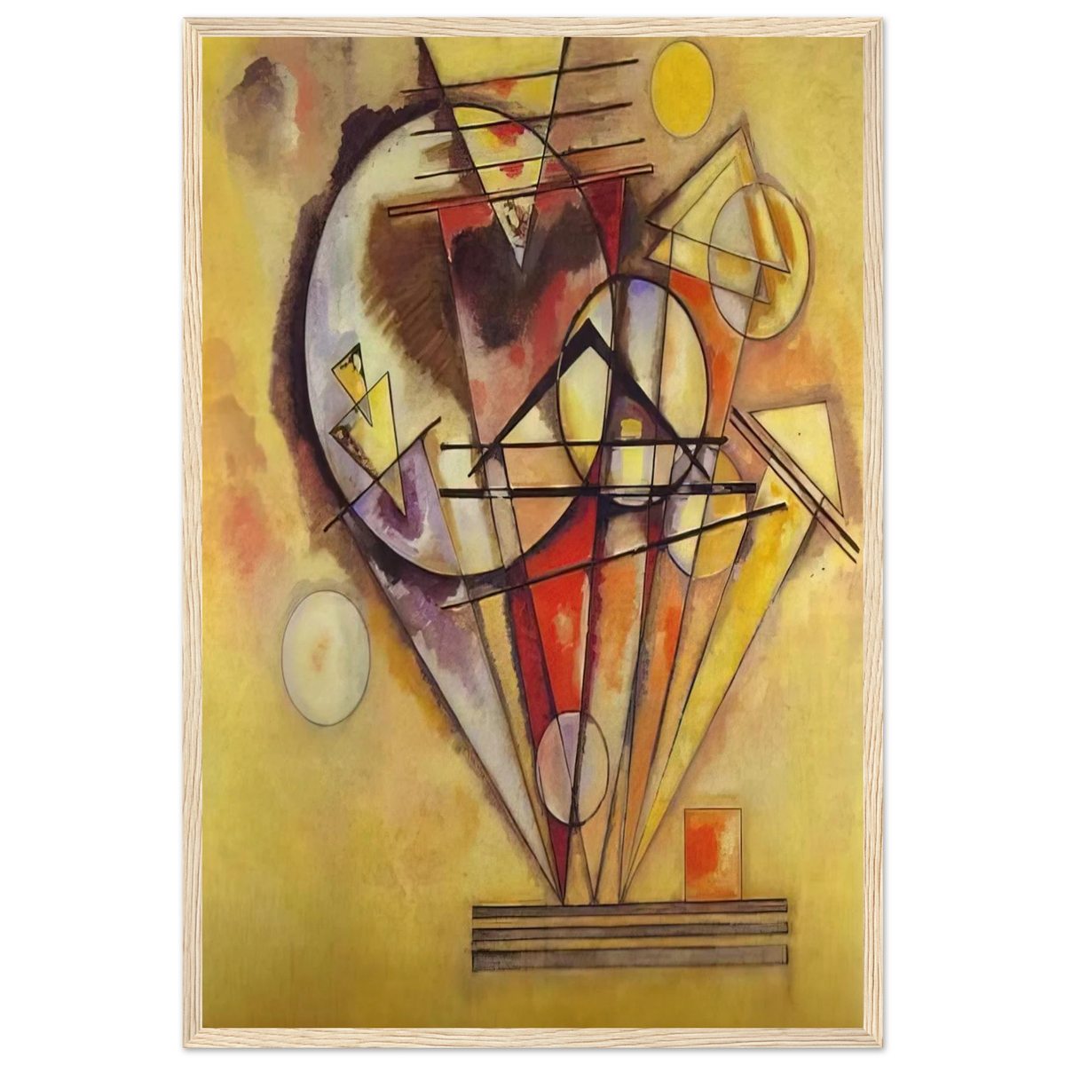 ON THE POINTS 1928 Framed Poster | Wassily Kandinsky Framed Prints Wall Art | Wassily Kandinsky Shop