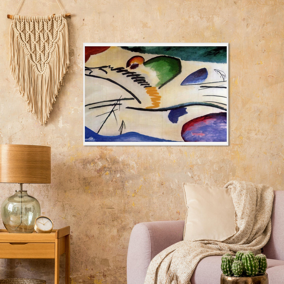 LYRICAL LYRICS 1911 Framed Poster | Wassily Kandinsky Framed Prints Wall Art | Wassily Kandinsky Shop