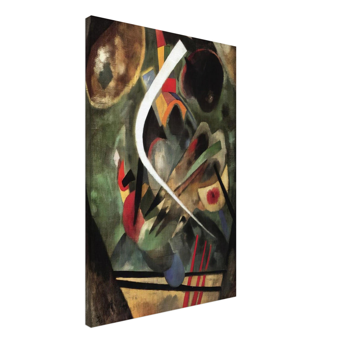 WHITE STROKE 1920 Canvas | Wassily Kandinsky Canvas | Wassily Kandinsky Shop