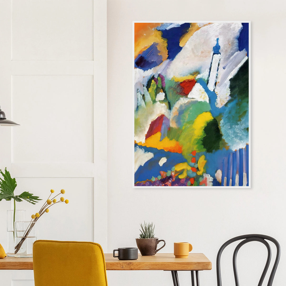 MURNAU WITH A CHURCH 1910 Framed Poster | Wassily Kandinsky Framed Prints Wall Art | Wassily Kandinsky Shop